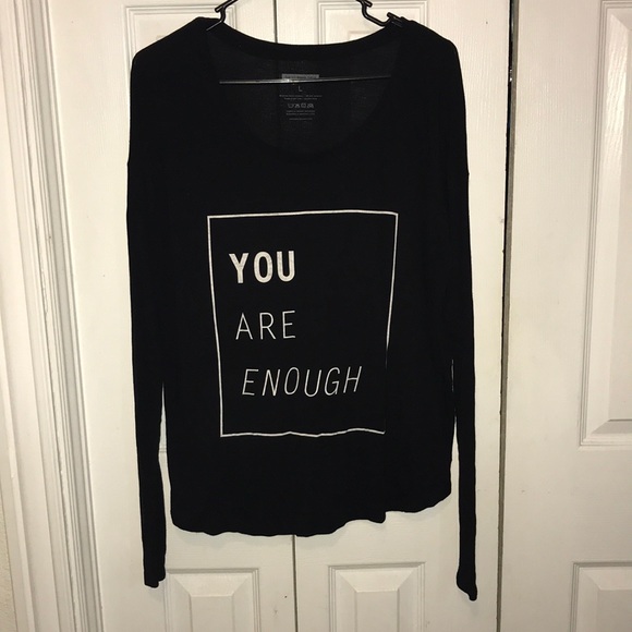 The Do Good Shop Tops - You Are Enough Long Sleeved Shirt